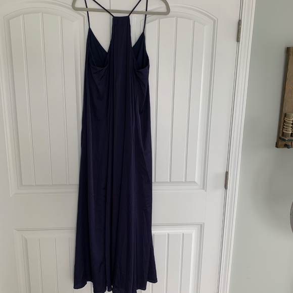 Tahari Arthur S. Levine XL Blue Maxi Dress - Picture 3 of 3